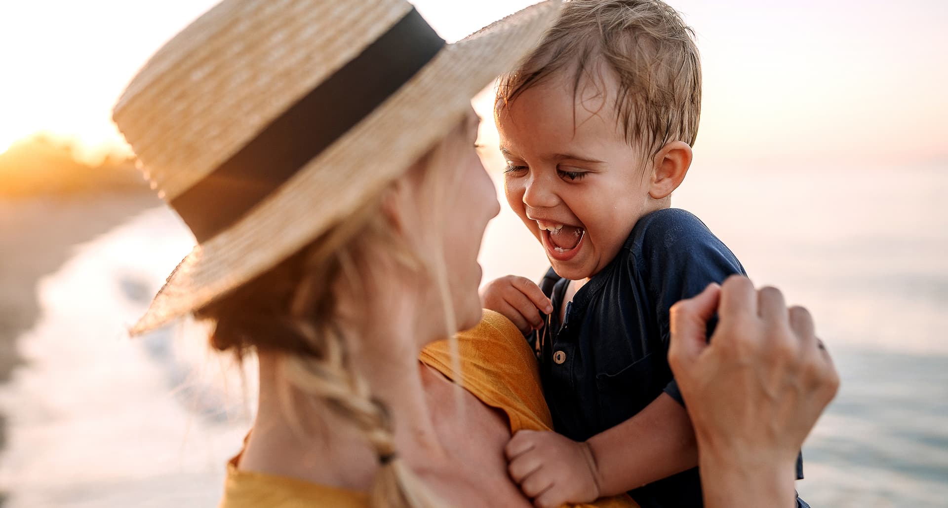 greek-baby-names-mom-and-son-on-beach