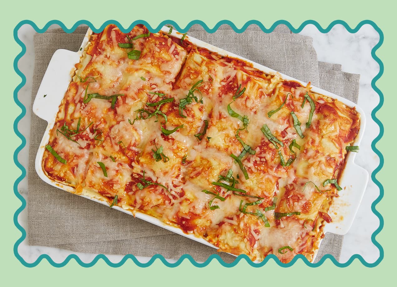 casseroles that freeze well: ravioli lasagna