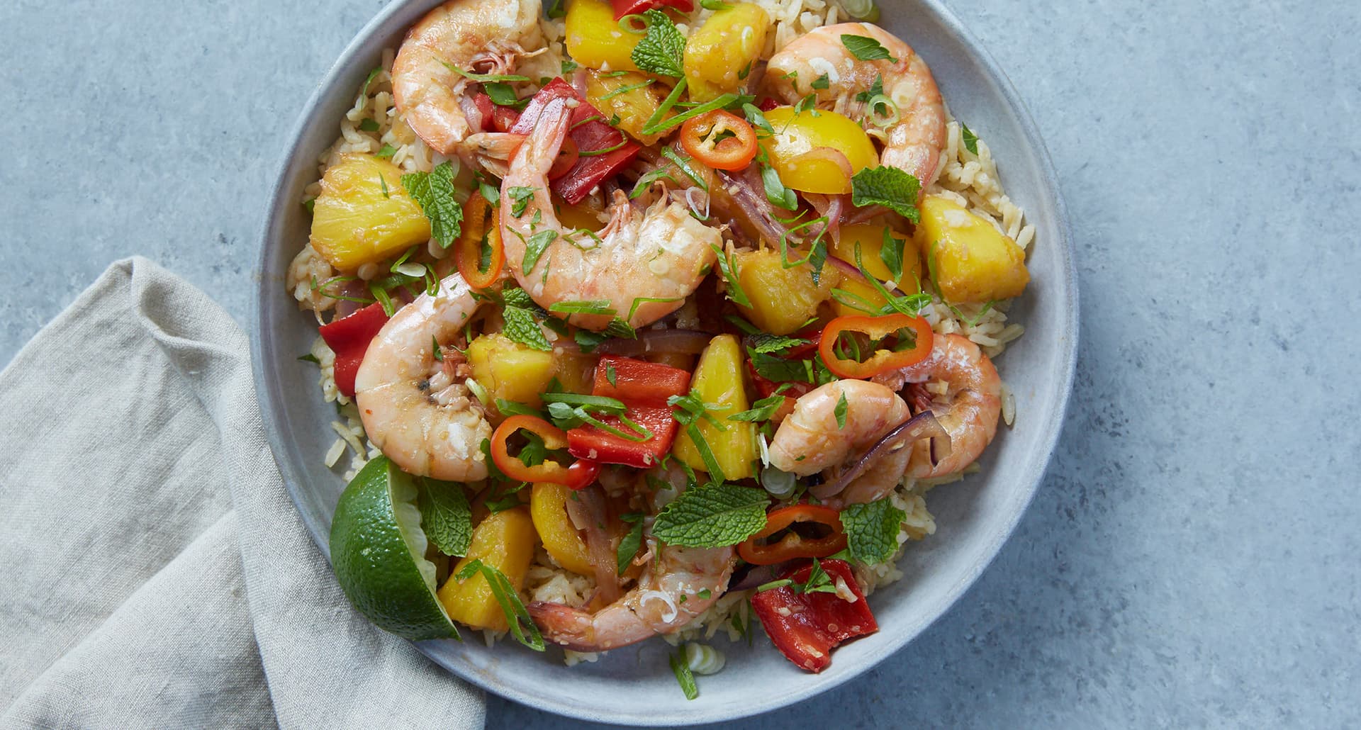what goes with shrimp bowl of shrimp stir fry