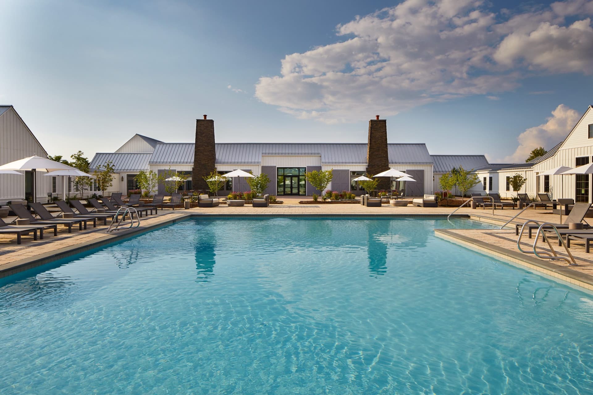 Miraval Berkshires Resort Review pool and hotel