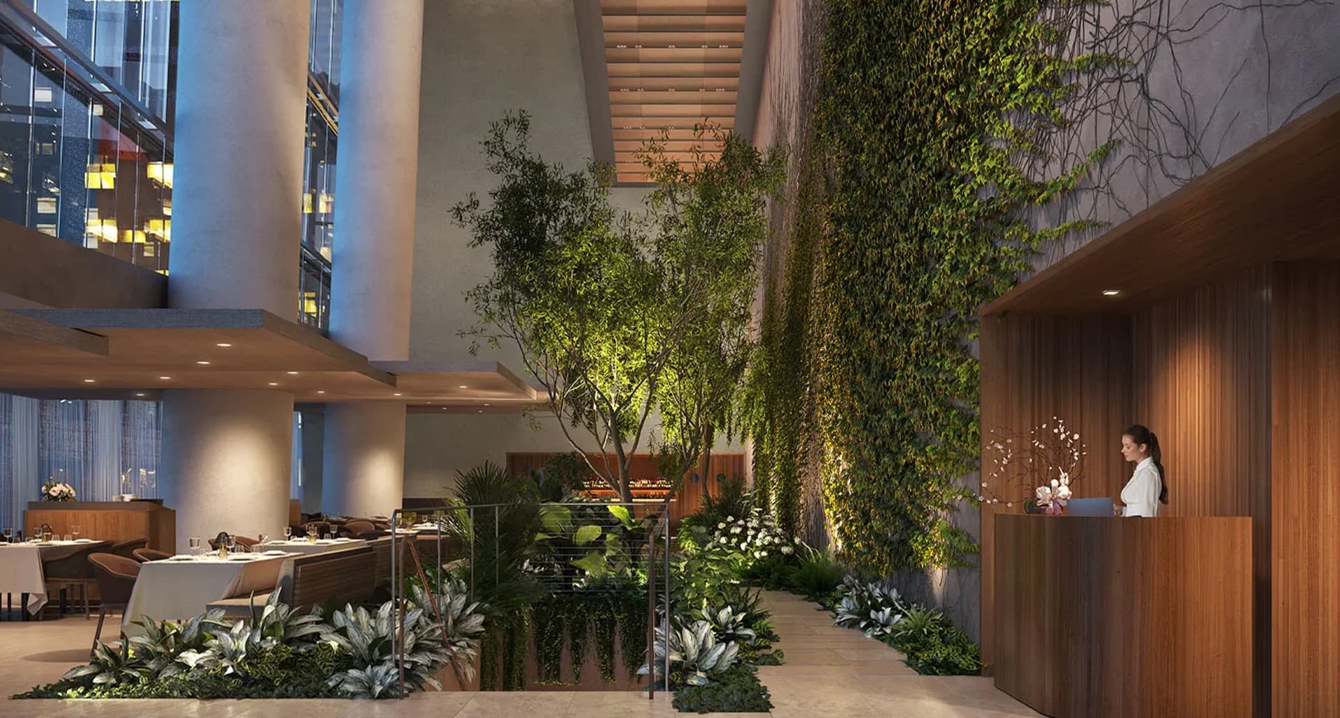 most romantic restaurants in NYC: le pavillon restaurant