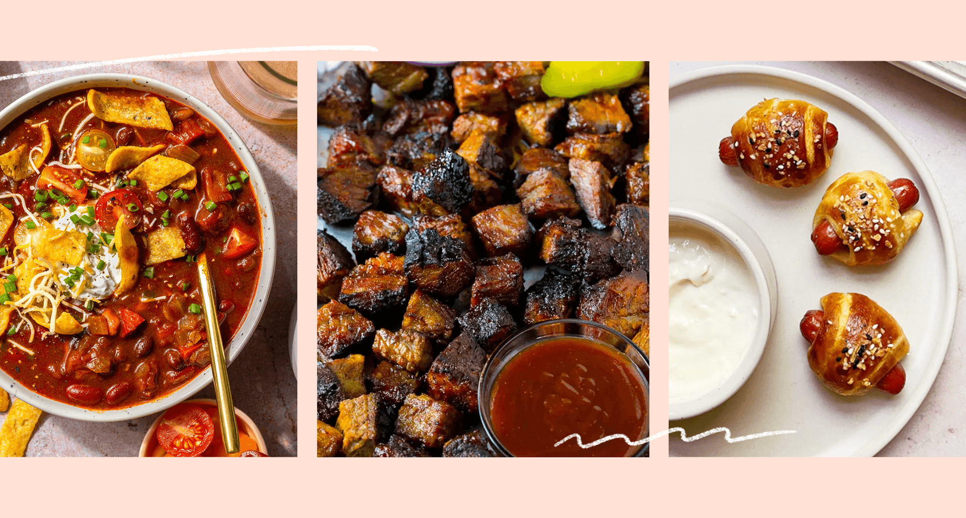 chili, pigs in a blanket and burnt ends, a must-make recipe for kansas city chiefs fans for super bowl 2025