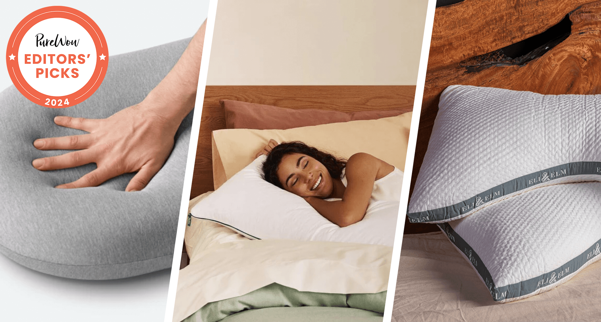best pillows for side sleepers, like ostrichpillow, marlow and eli and elm