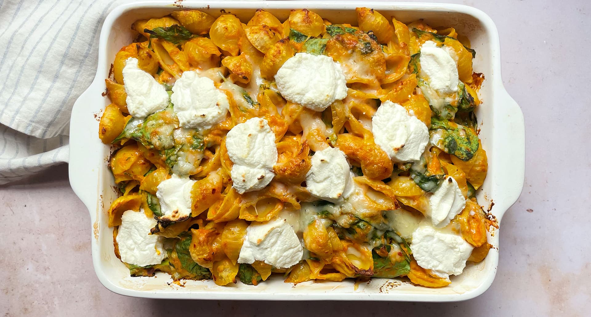 big-batch recipes for a crowd: pumpkin pasta casserole