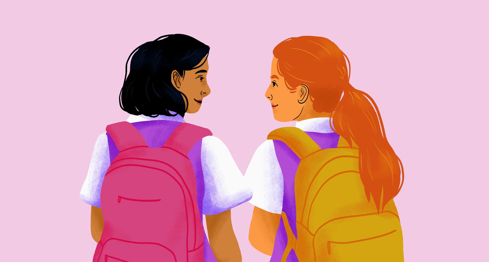 should-kids-have-a-best-friend: two best friends illo