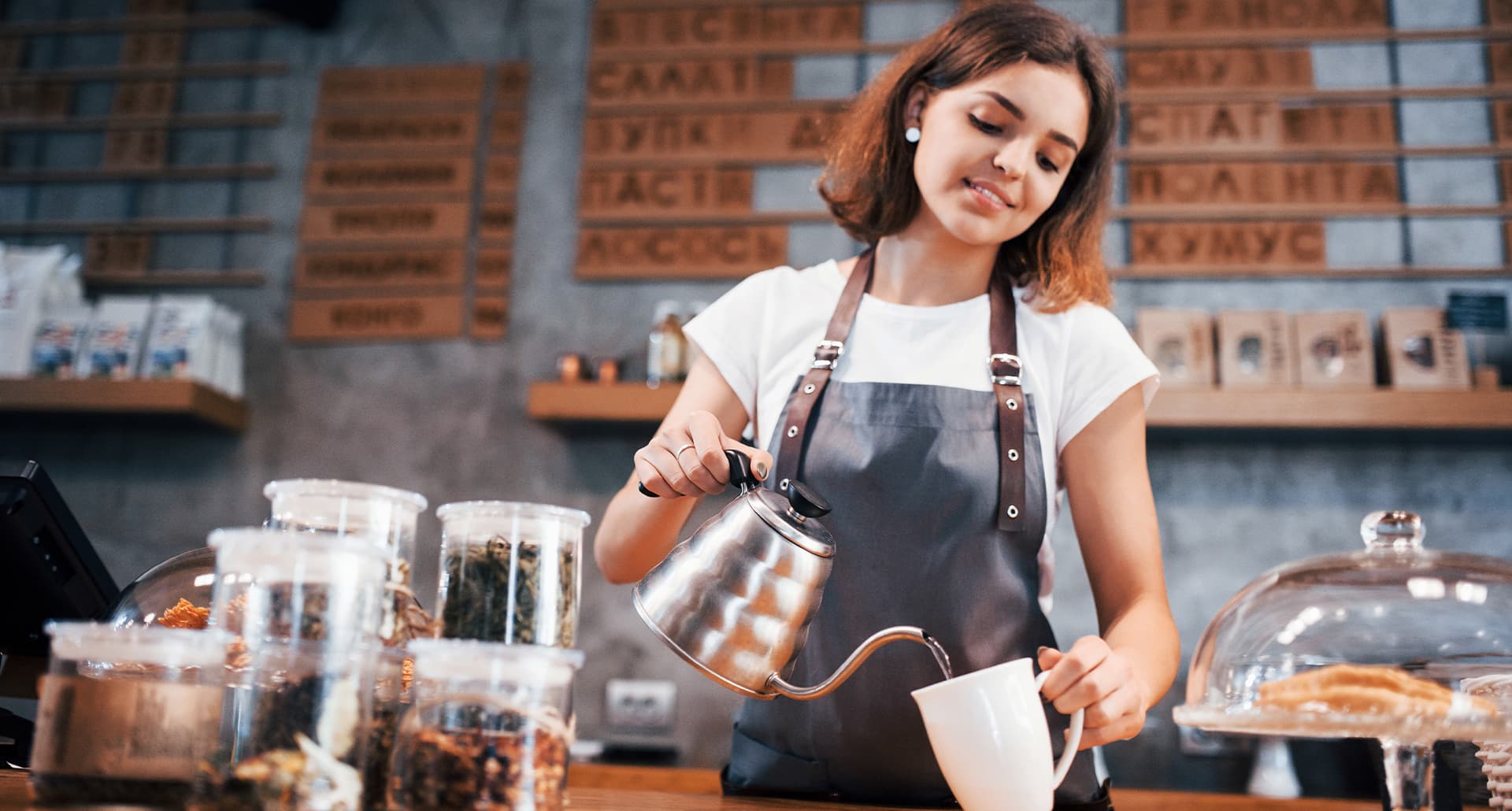 a young barista