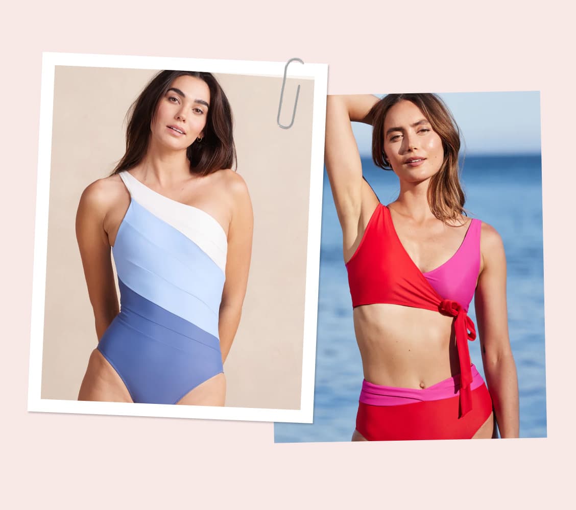 summersalt swim sale collage