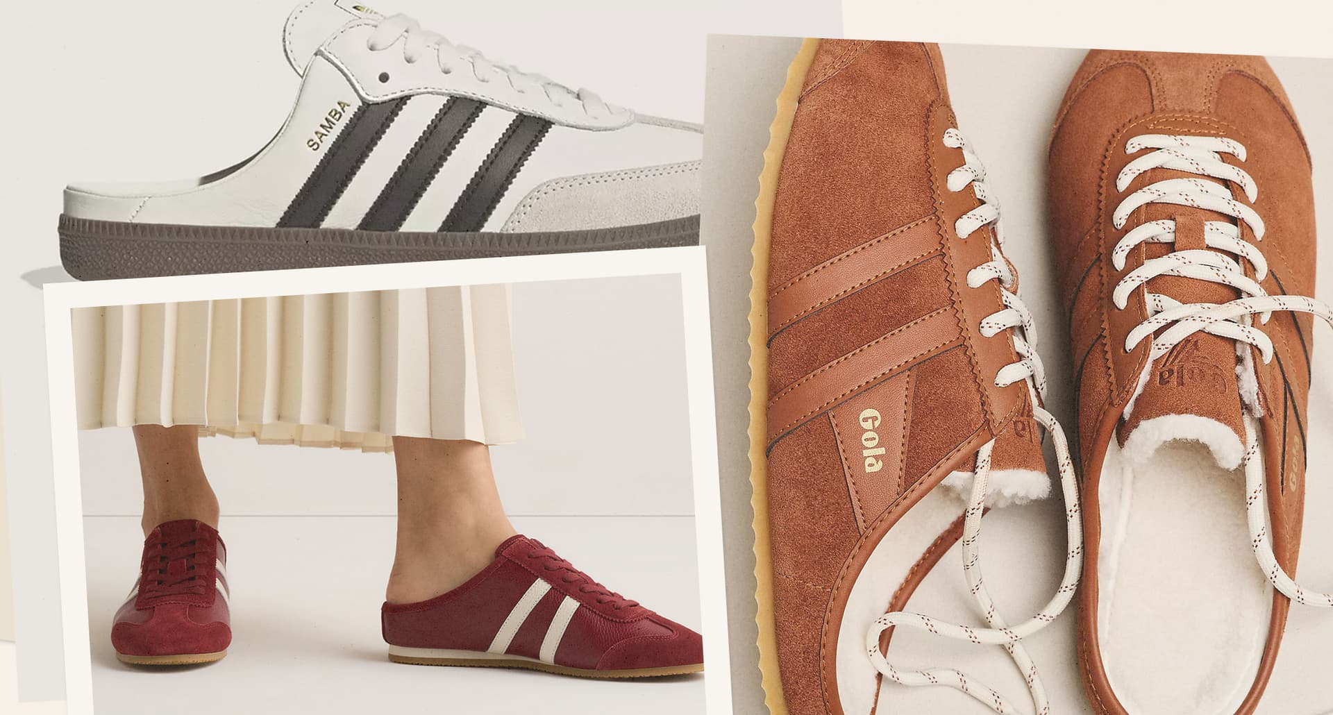 Sneaker Mule trend for fall 2026 collage
