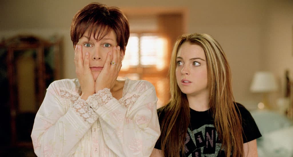 Jamie Lee Curtis and Lindsay Lohan in 'Freaky Friday.'