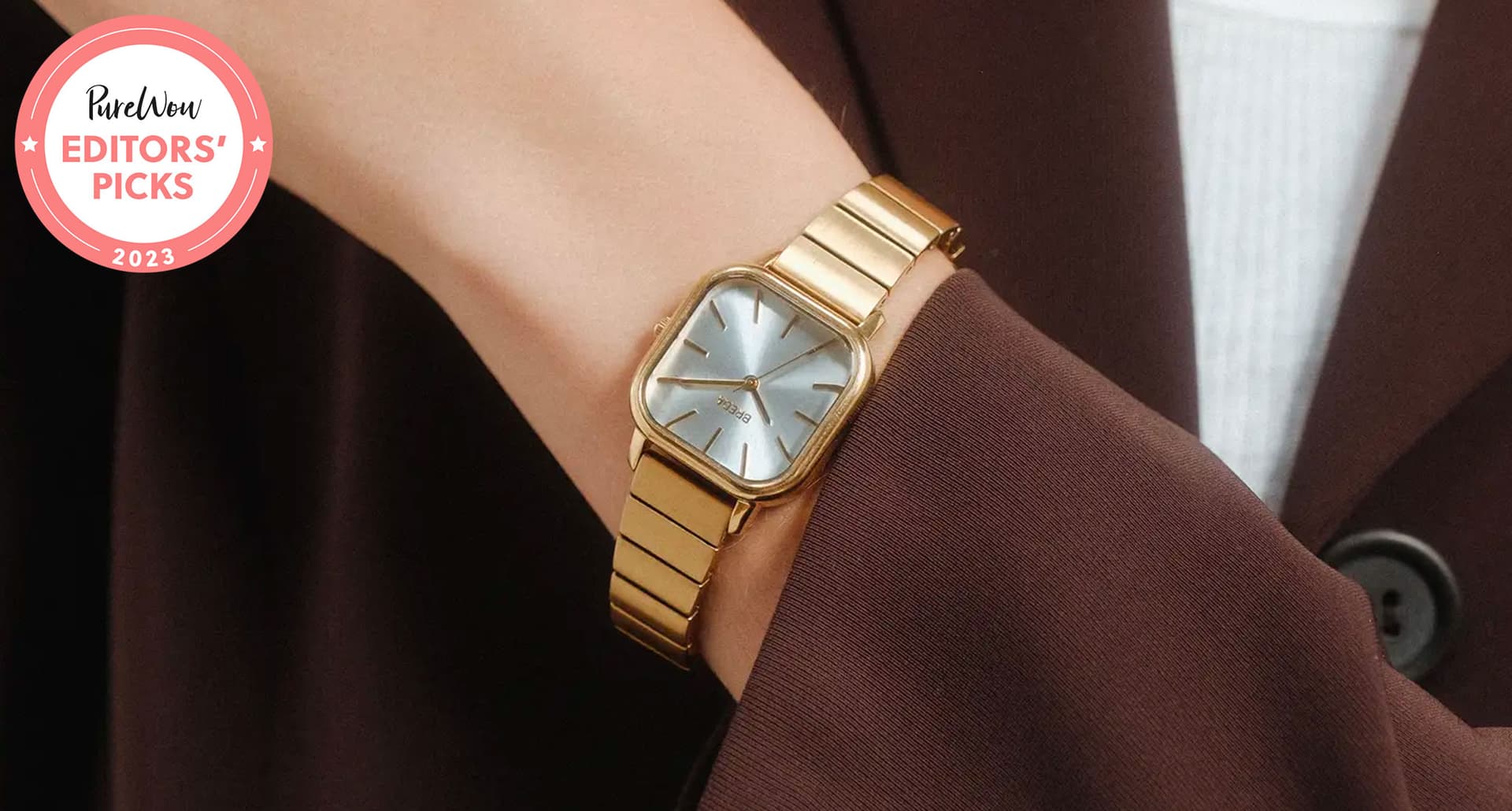 Best Minimalist Watches For Women: Gold Watch