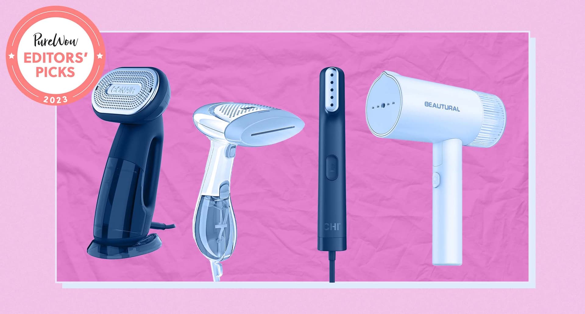Best portable steamers: A collage of steamers