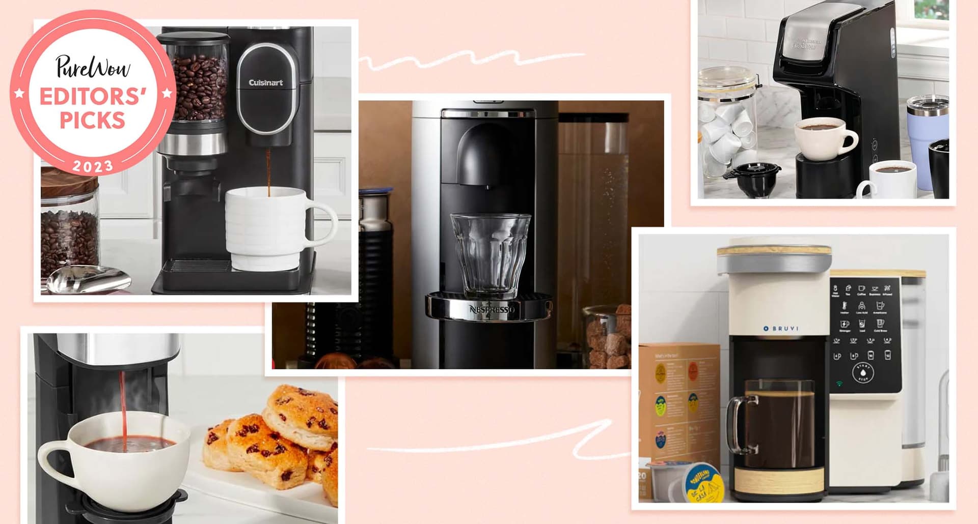 Best single-serve coffee makers: A collage of coffee machines