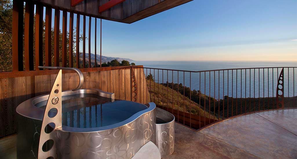 All inclusive resorts in California: Post Ranch Inn balcony