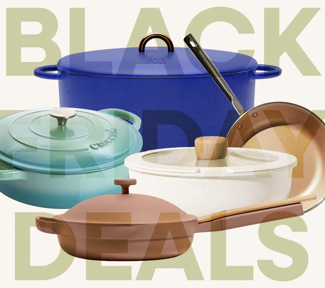 best black friday cyber monday cookware sales: different cookware pieces
