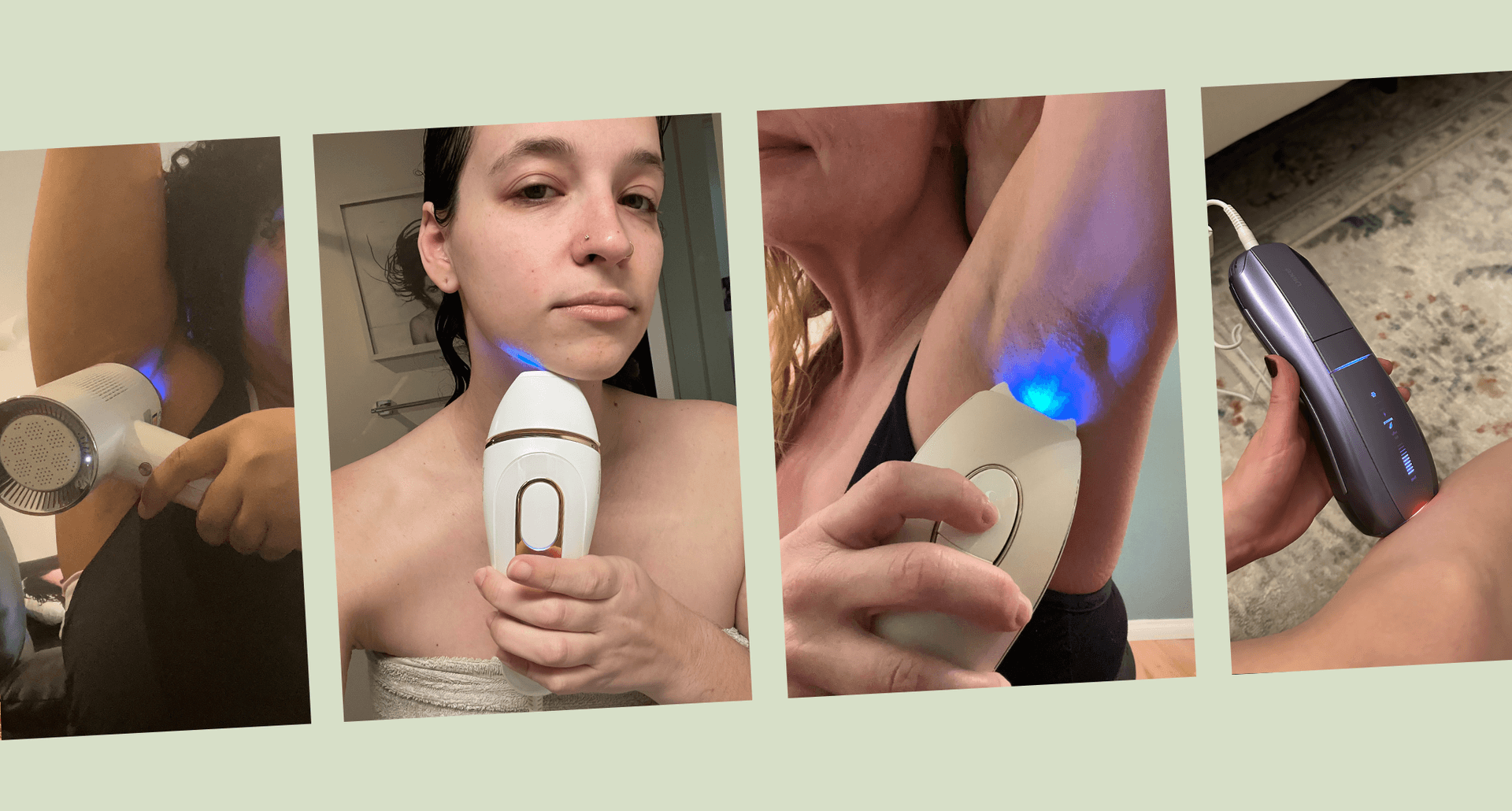 best laser hair removal tools a collage of purewow editors