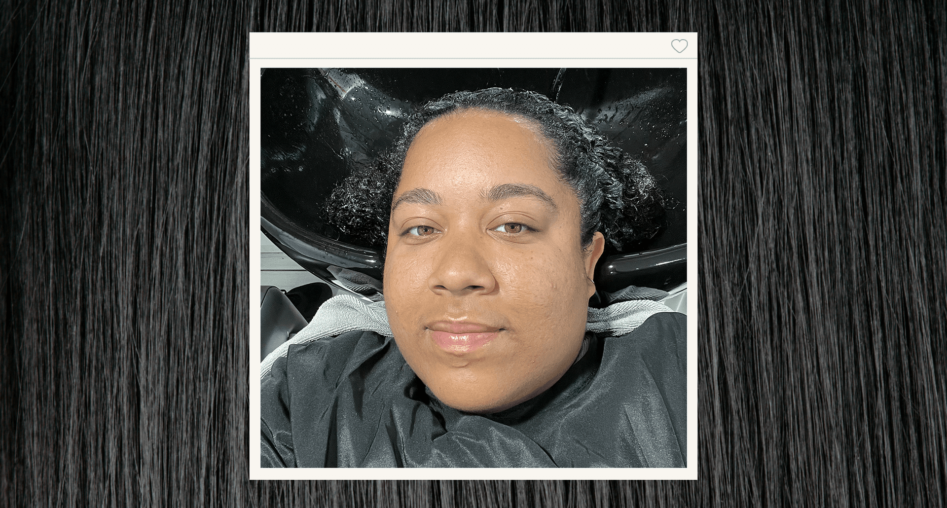 hair gloss treatment a photo of chelsea candelario