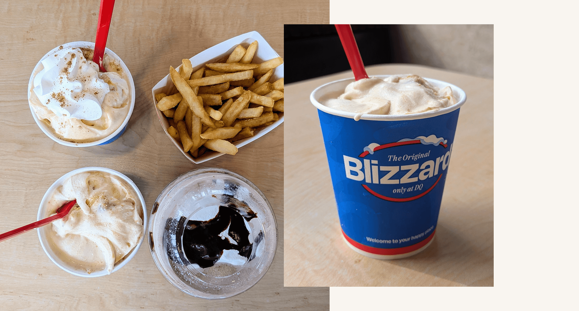 dairy queen menu review featuring fall blizzards and chiller
