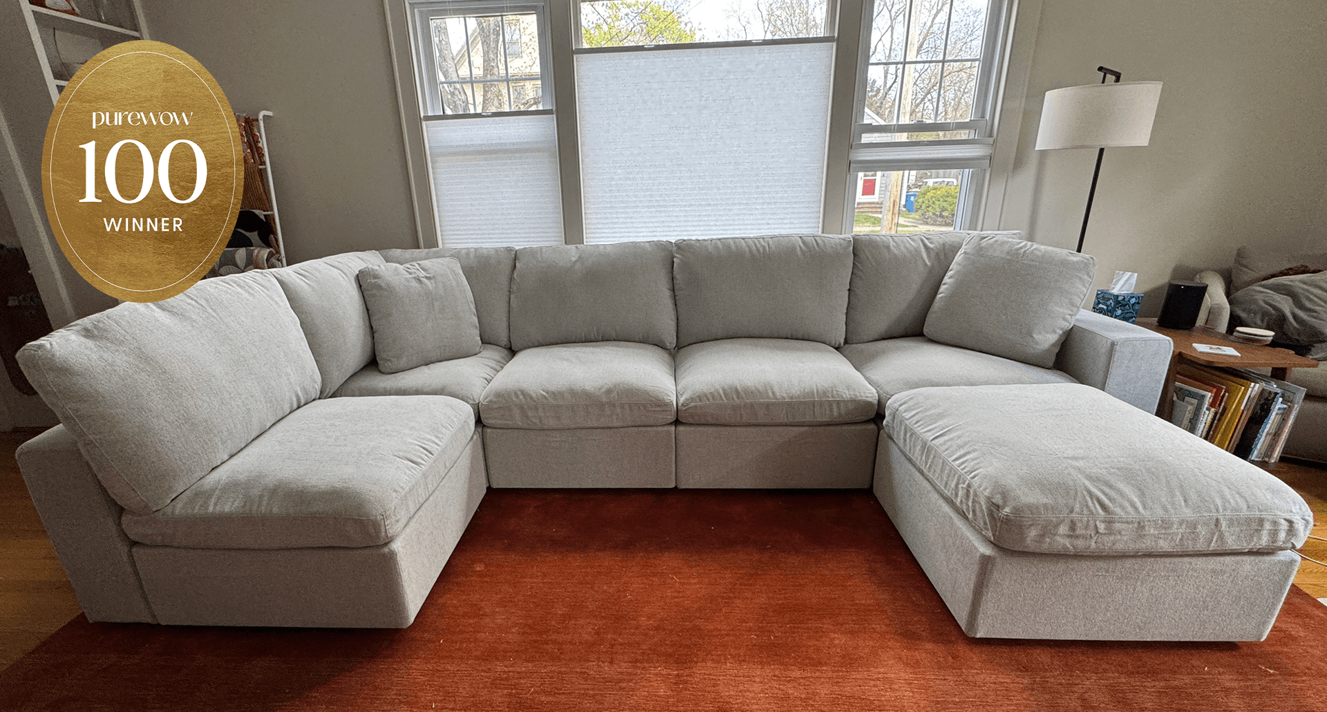 sofa in living room