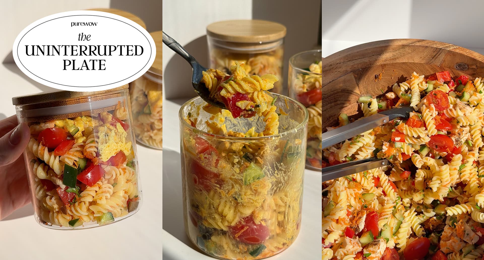 Mini Mason Jar Pasta Salad uni