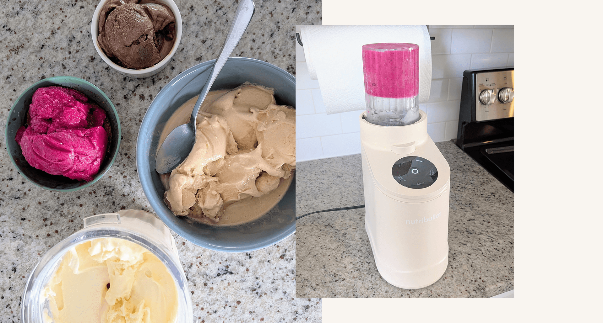 nutribullet chill and desserts made with it