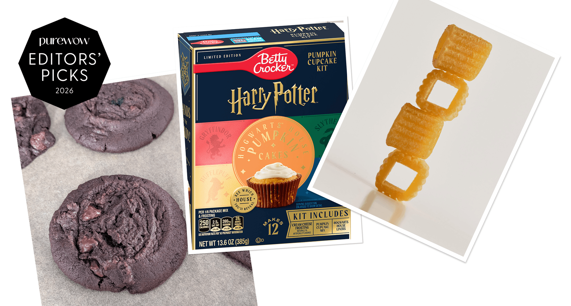 cookies, harry potter kits, brami pasta