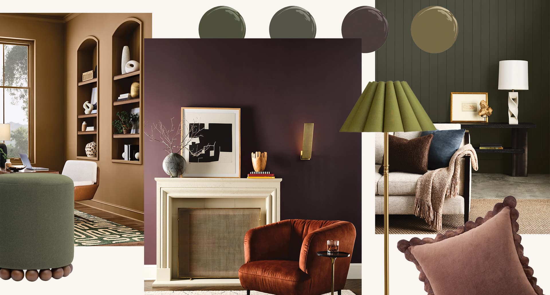 restorative dark colors in rooms