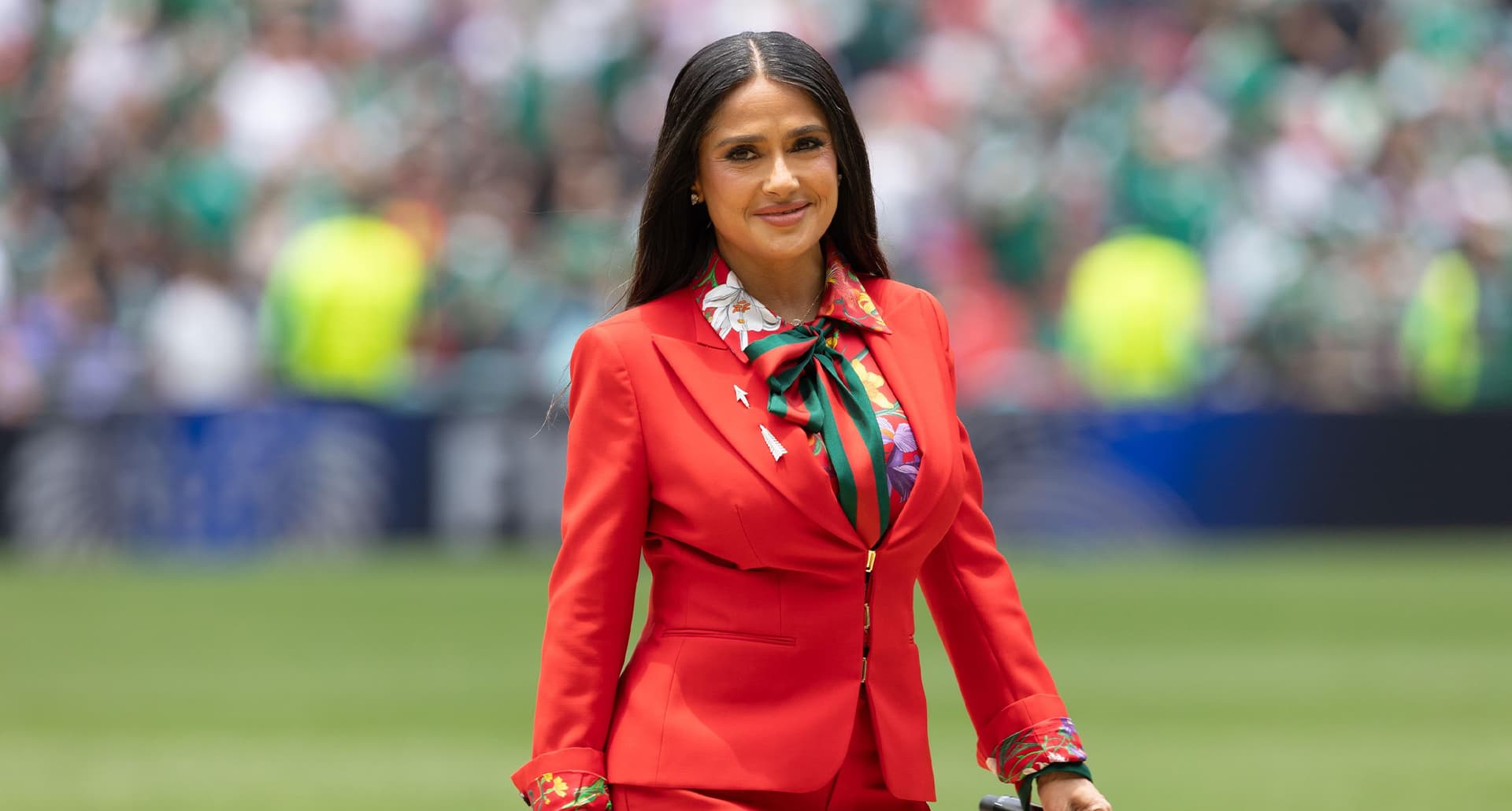salma hayek topless 60th birthday photos