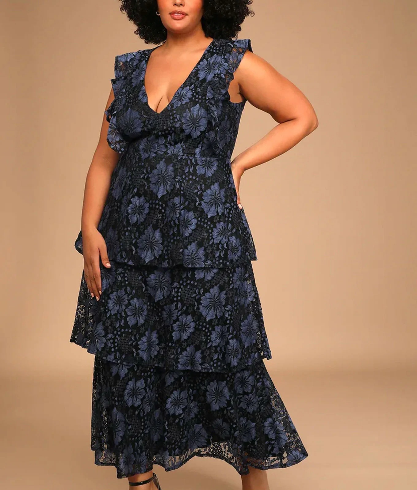 navy blue dress for baby girl 36 Lulus Wedding Guest Dresses for Every Kind of Celebration main image 0