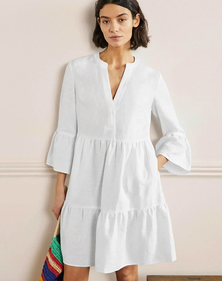 beachy linen dress Line in the Sand main image 0